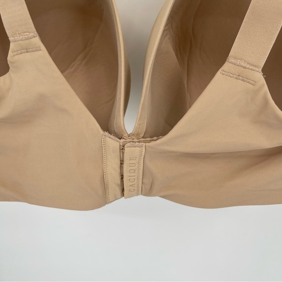 Cacique Women Bra Size 42F Tan Lightly Lined Full Coverage Underwire Adjustable - Picture 6 of 8